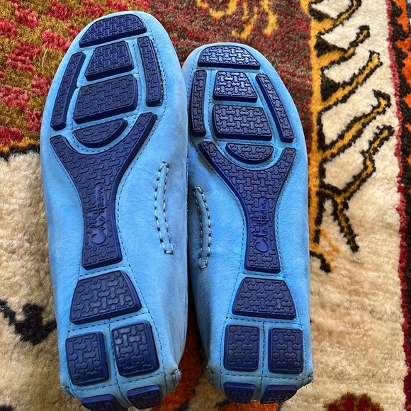 Cole Haan Blue Suede Loafers - Picture 6 of 8
